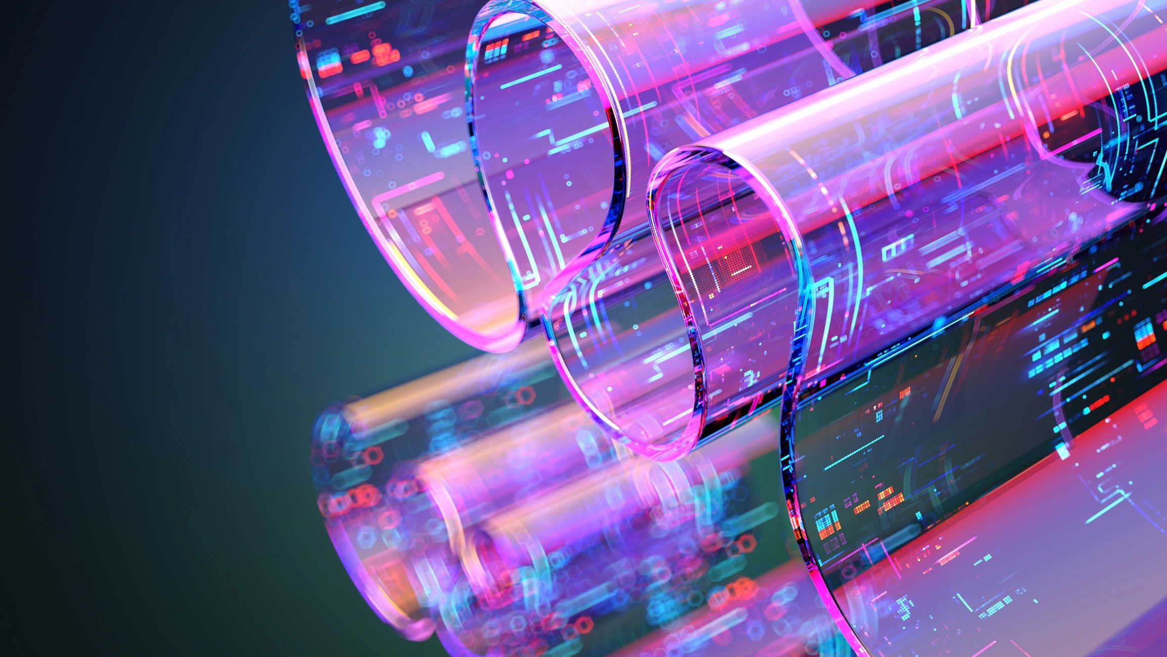 fintech payment technology modern abstract